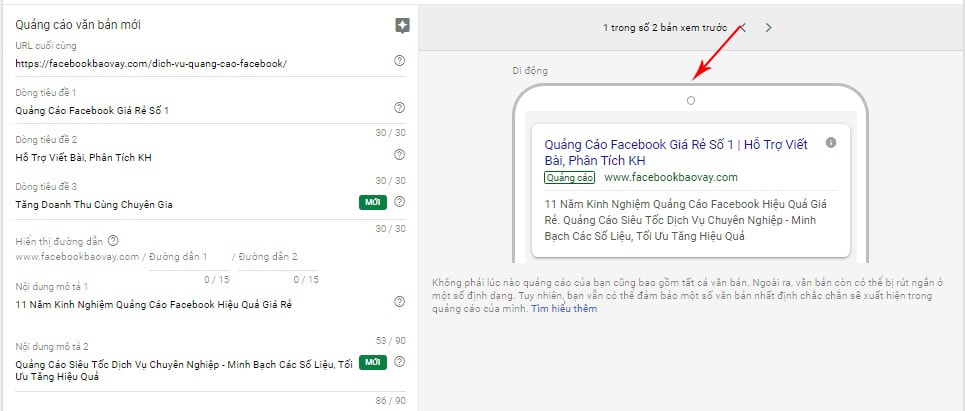 Tạo chiến dịch Google Ads